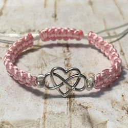 Infinity Heart Adjustable Bracelet