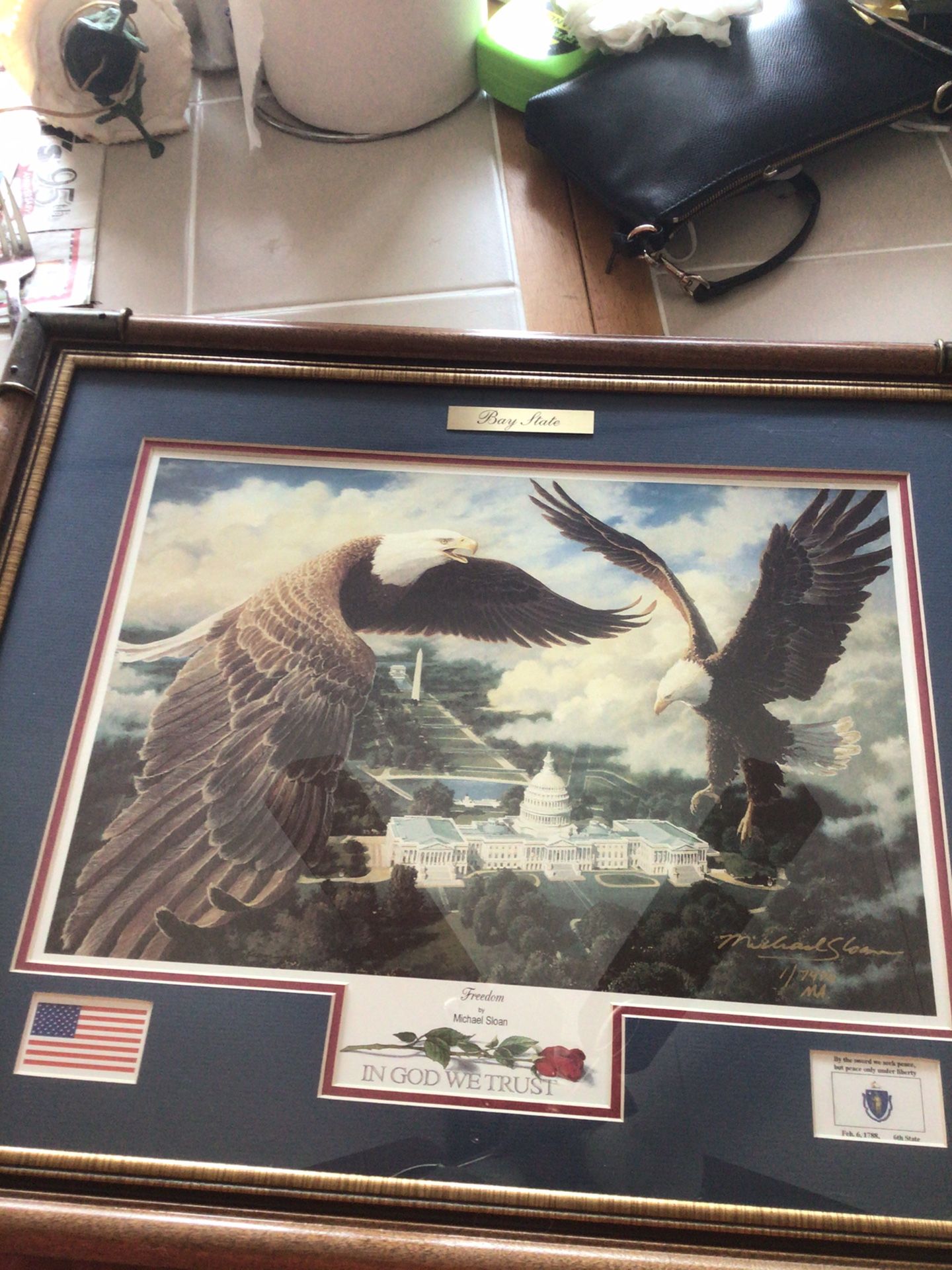Bay State Michael Sloan Print Signed