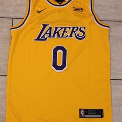 Russell Westbrook Los Angeles Lakers Jersey 🏀 MEN'S SIZE Medium FAST 💨SHIPPING 📦  New!!!