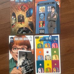 Lot of 4 Dr. Who IDW Special / Annual Comics 2010, 2011, 2012, 2013. Very good.