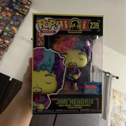 Jimi Hendrix Blacklight NYCC #239 with Box Protector