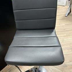 Gray counter stool 