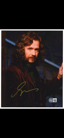 Gary Oldman Signed Harry Potter Sirius Black 8x10 Photo Autograph BAS Beckett Certified