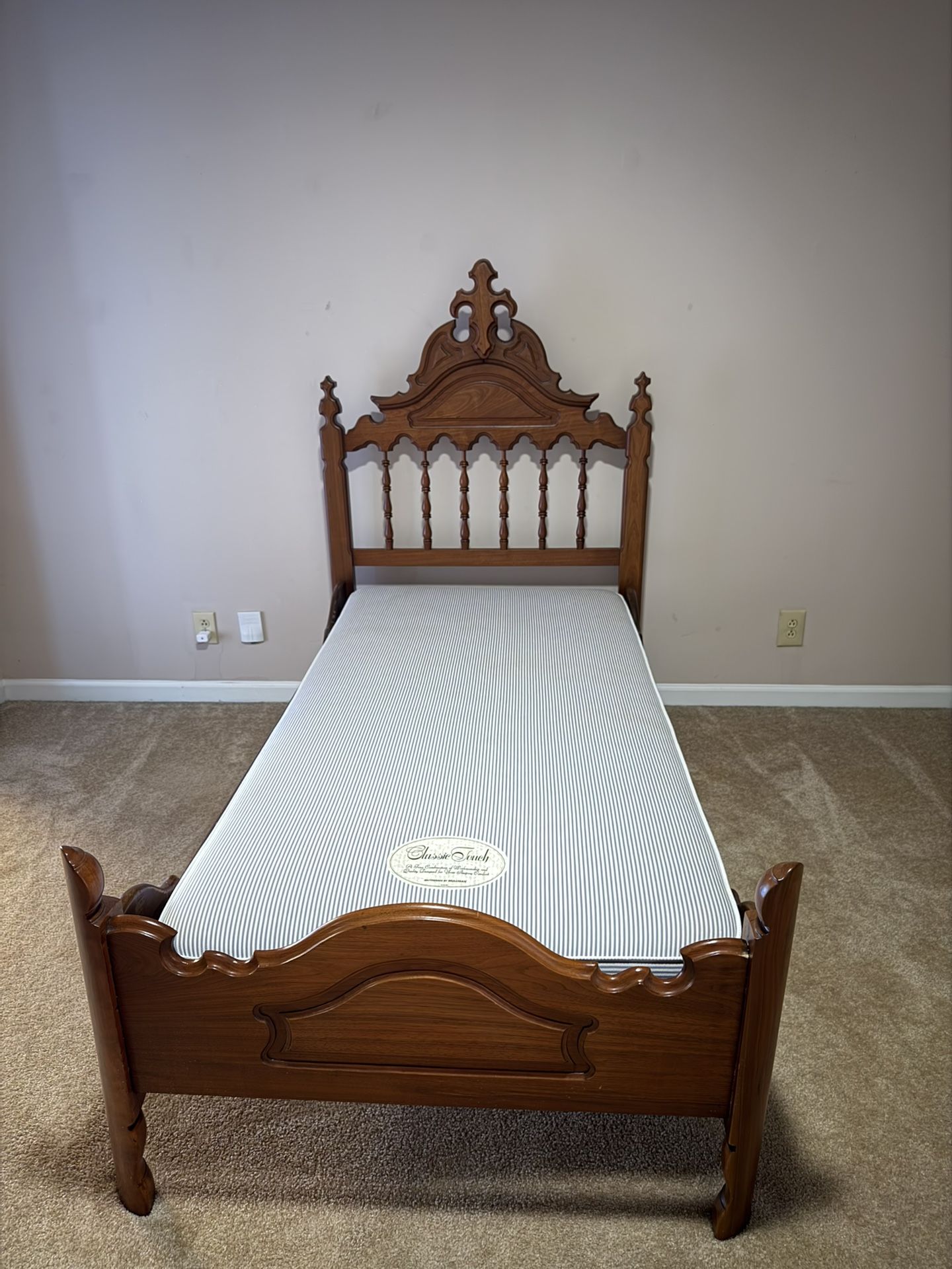 Antique Victorian twin bed