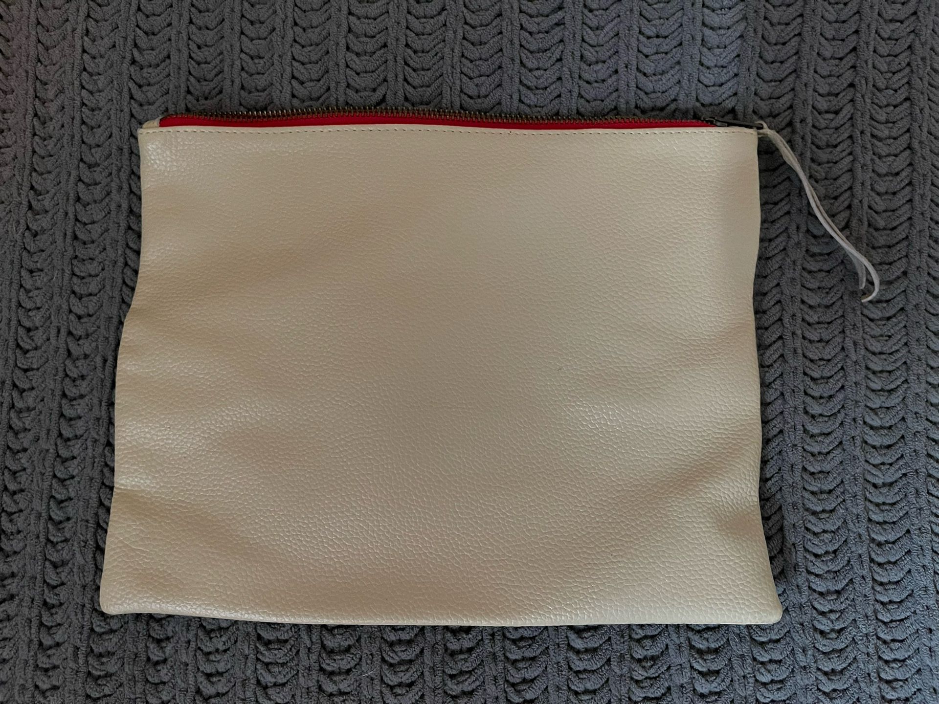 Leather Zip Pouch