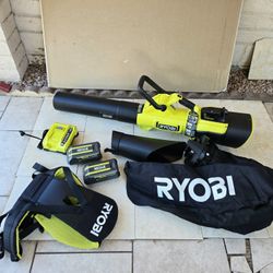 RYOBI 40V HP Brushless Leaf Blower Vaccum Mulcher KIT