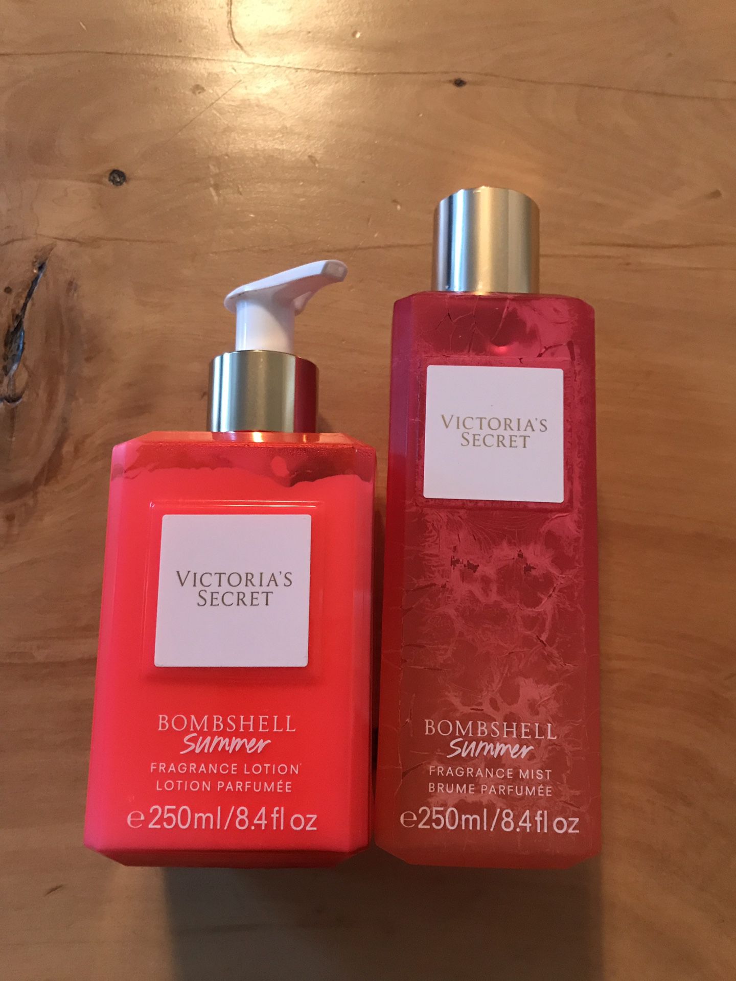 Victoria's Secret Bombshell Summer Fragrance Mist/Lotion Set