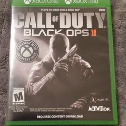 Call of Duty Black OPS 2 XBOX 360 And XBOX ONE for Sale in