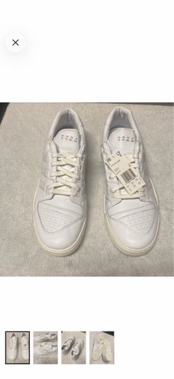 New Balance Low-Top White Leather Sneakers (Size 12)