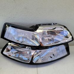 99-04 Ford Mustang Headlights Luces Micas Calaveras Faros Faroles Focos Headlamps