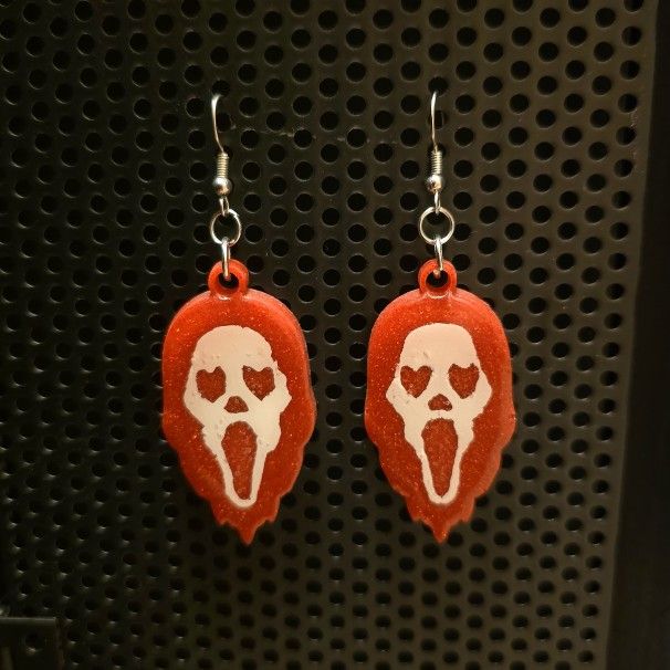 Ghostface Earrings