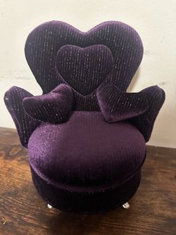Purple jewelry case