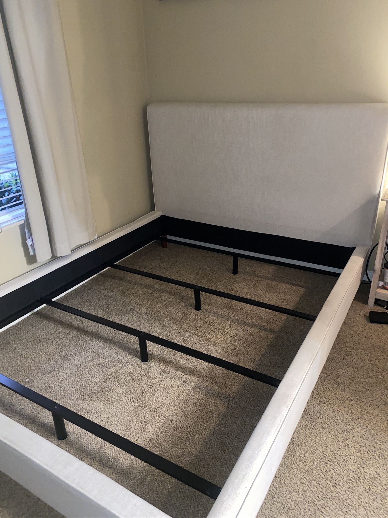 Queen Bedframe And Box Spring