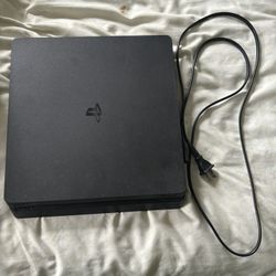 PS4 Slim With Adapter No Controller