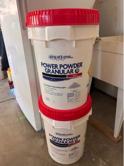 100 pound bucket of pool shock/chlorine brand new