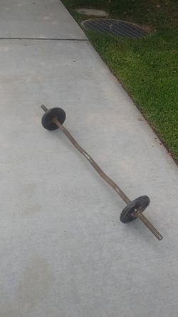 Weights with bar 10 lbs