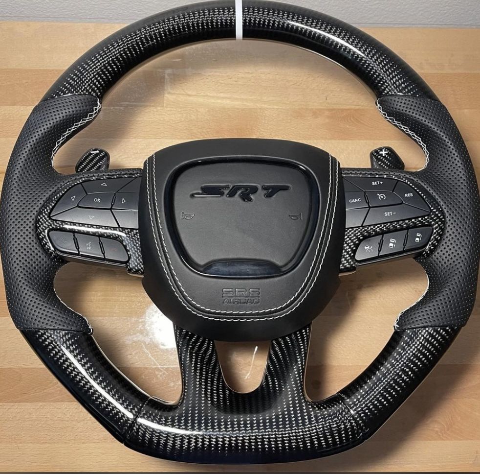SRT CARBON FIBER STEERING WHEEL