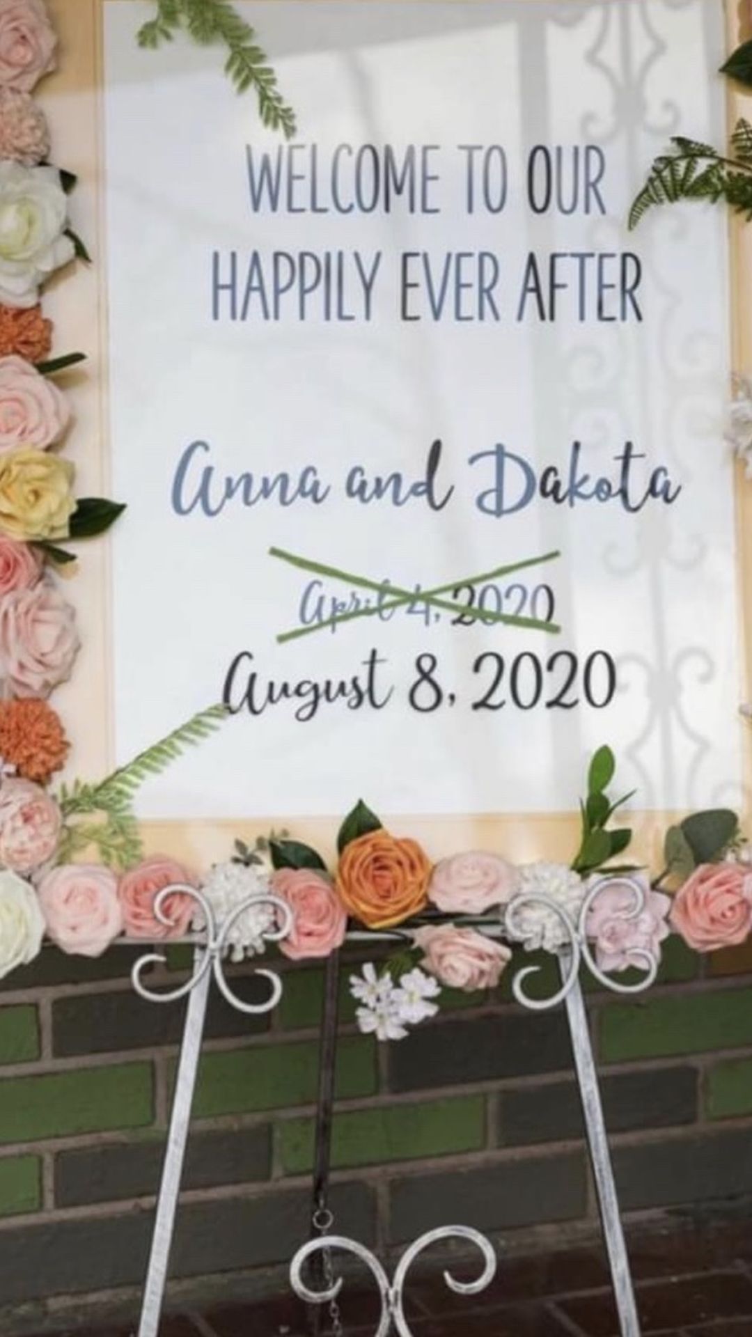 Wedding Welcome Sign