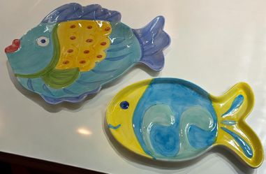 Summerstock Fish Serving Platters 