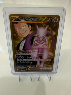 Pokémon Team Rocket’s Mewtwo ex Hyper Rare 240/182 – Near Mint – $75
