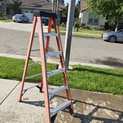 6ft Fiberglass Ladder Werner 65 Firm 