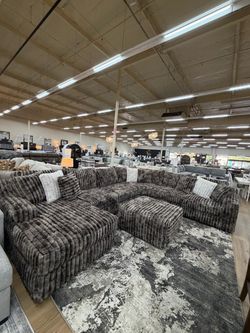 Custom Sectional (ottoman not included)