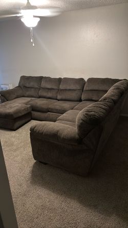 Sectional Couch Includes 3 Free Glass Tables