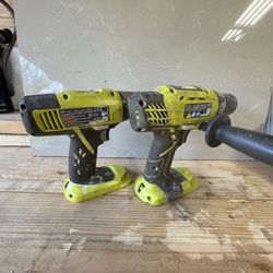 Ryobi  Drill’s  18volts 