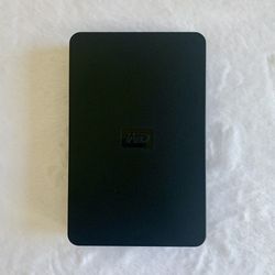 External Hard Drive 1TB WD USB Power Securely Erased EUC!