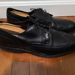 Allen Edmonds Port Washington Oxford Wingtip men's Black Leather Size 11.5 D
