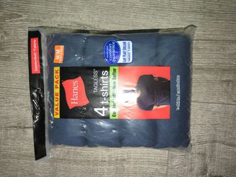 Hanes Men 4 T-shirt Comfortsoft Size M/M
