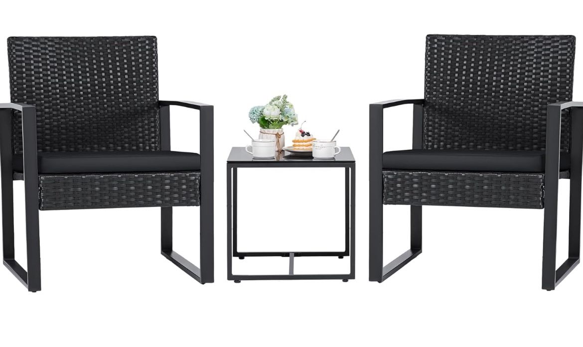 Outdoor Patio Set (2 Chairs)