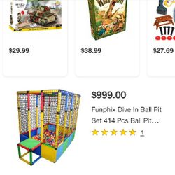 Ball Pit + 600 Balls $800