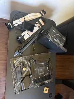 Pc parts MSI Tomahawk Motherboard, Lian Li 850W PSU , CPU Bundle by