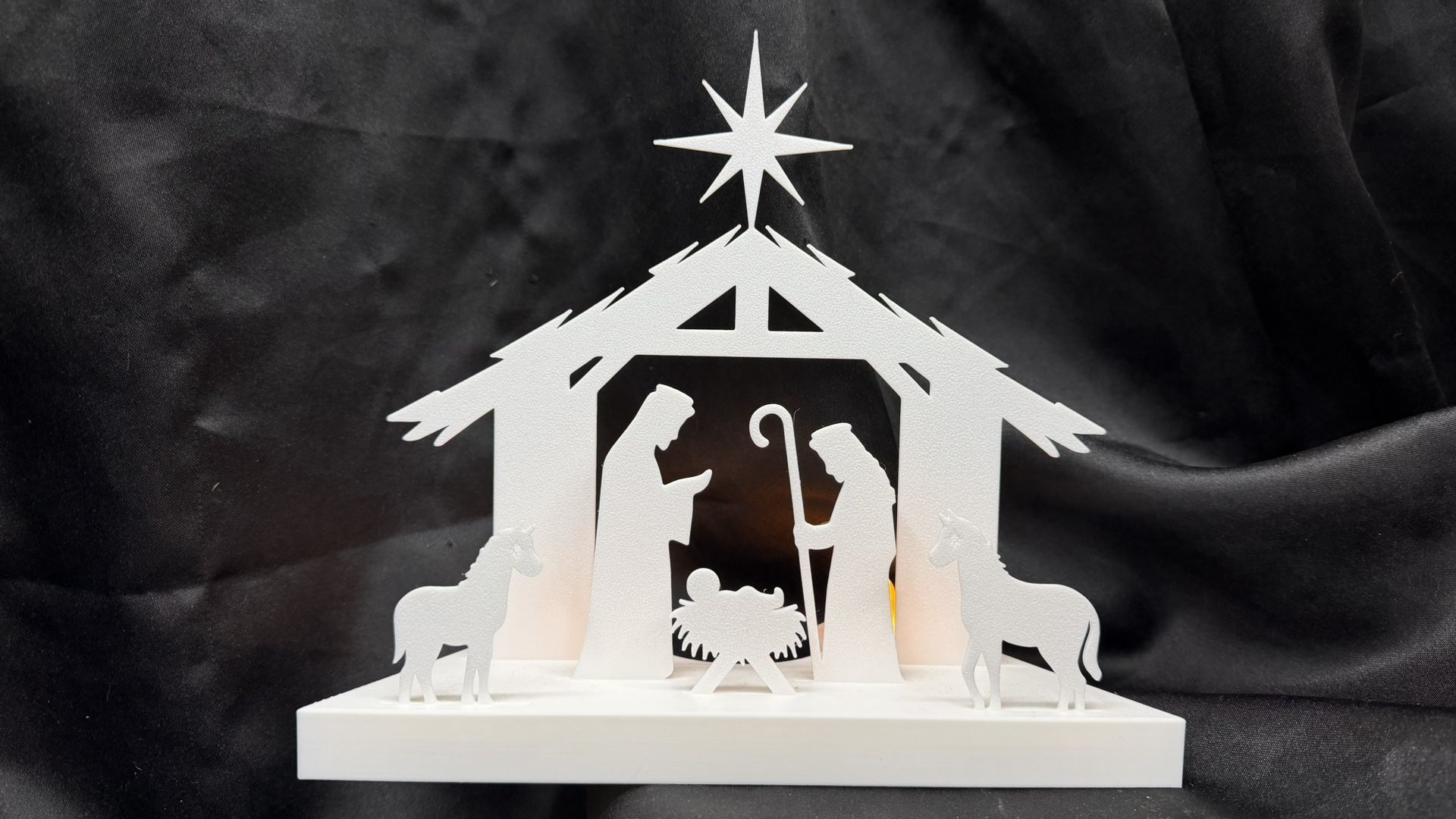 3-D Printed Nativity Scene
