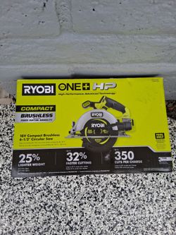 CIRCULAR SAW 6"1/2 RYOBI 18V TOOL ONLY
