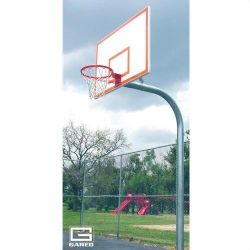 NEW Gared 72” Commercial Basketball Backboard  (1272B) + Rim (39WO)