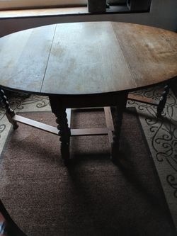 Antique Oak Gate Leg Table