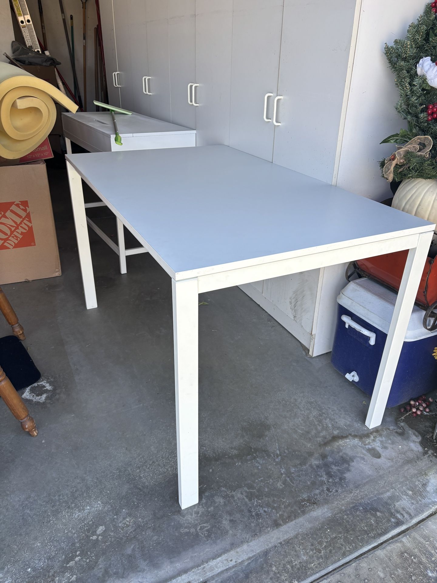 White IKEA Table