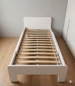 IKEA twin bed frame and mattress