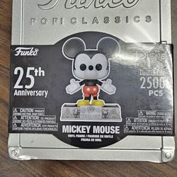 25th Anniversary Micky Mouse Funko Limited