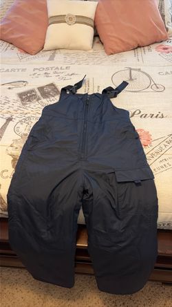 Navy Blue Bib Overall Snow Pants