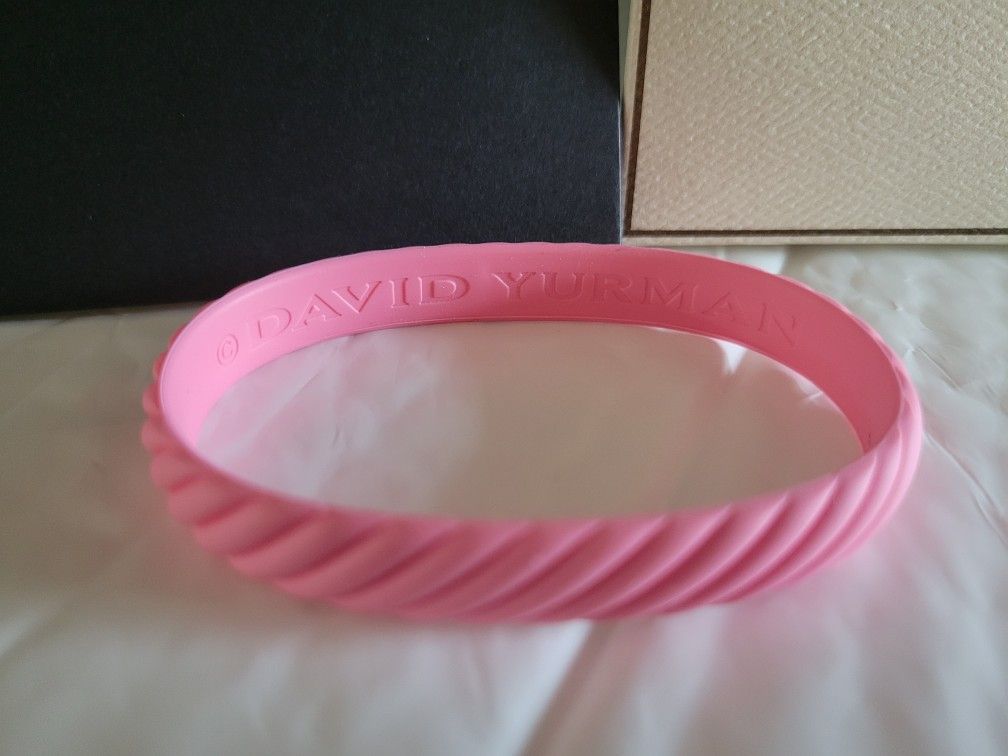 David Yurman Limited Edition 10mm Cable Band Bracelet With Ring Sizer / Box
