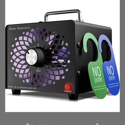 2026 Upgraded Ozone Generator, High Capacity Ozone Machine Odor Removal Up To 6000 Sq.Ft, For Car/Home/Smoke/Pet Odor, Black