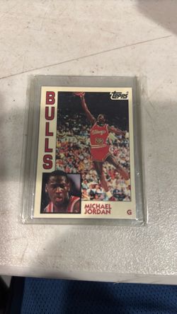 Michael Jordan Topps Bulls Basketball Card