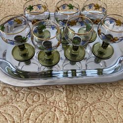 Vintage Festive Goblets $50.00