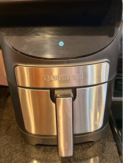Gourmia Air Fryer Digital Touchscreen Stainless Steel Large Capacity Tested Works Great