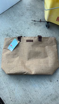 👜 KeepCool Insulated Jute Tote Bag – Brand New