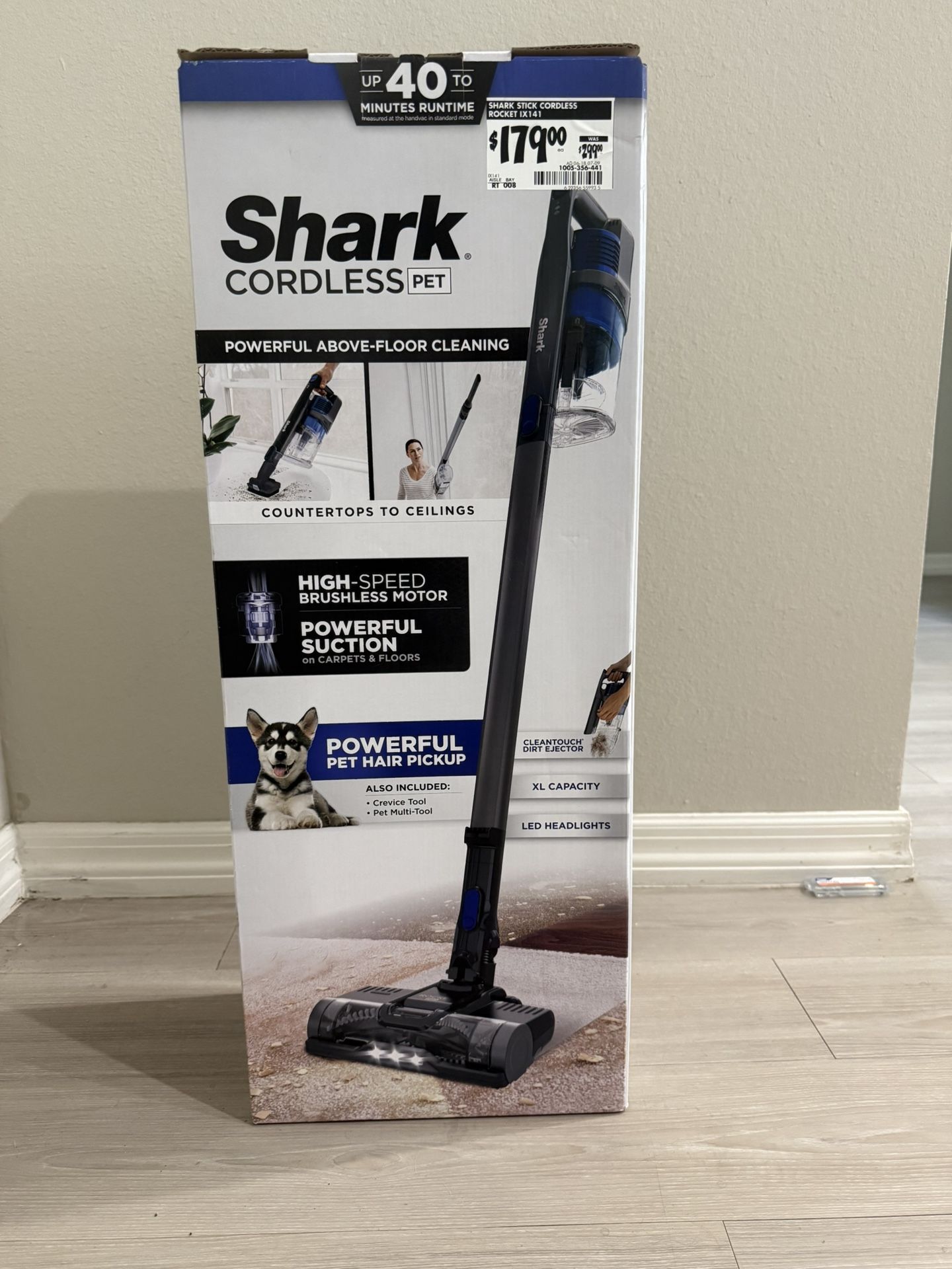 Brand New Shark Cordless Pet Vacuum