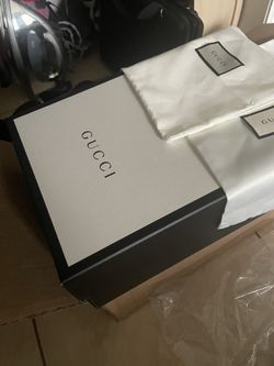 Gucci Shoe Box And Dust Bags